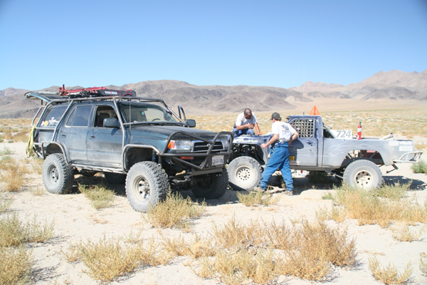 race truck recovery in Hawthorne, NV.